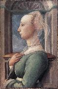 Fra Filippo Lippi portrait of a Woman oil on canvas